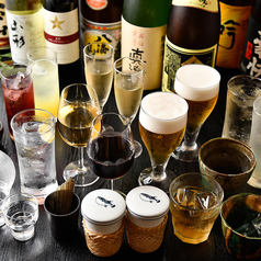 こだわりのビール、ハイボール、本格焼酎など種類豊富