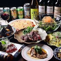 路地裏のメルカドのコース写真