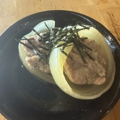 新玉葱の鶏鋳込み