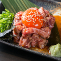 料理メニュー写真&nbsp;特選炙りユッケ
