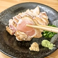 料理メニュー写真 阿波尾鶏タタキ