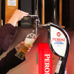 千葉で有数「PERONI」生樽の取扱店