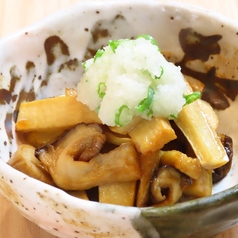 綾キノコの揚げ出し バター出汁醤油