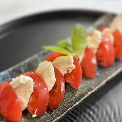 蔵王チーズとトマト