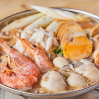【海老・白子・あん肝・牡蠣】海鮮の絶品の出汁を是非！