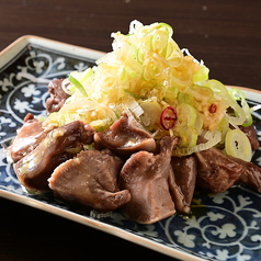 バカネギタンの藁焼き