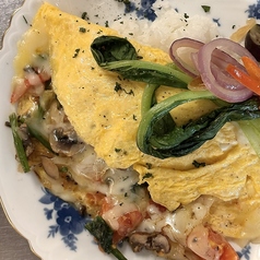 トマトチーズオムレツ
