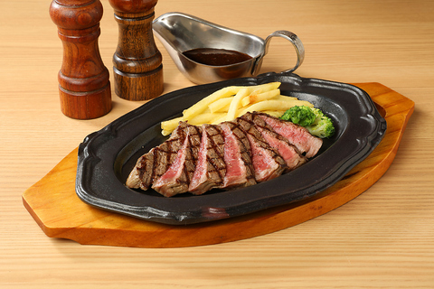 【イオンモール岡山の鉄板レストラン】ハンバーグ、ステーキなどランチや肉料理が豊富