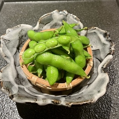 調布産 太田農園の塩茹で枝豆