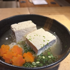 出汁バター湯豆腐