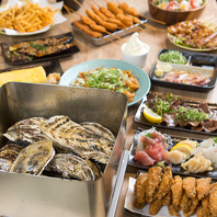 シーンに合わせて選べる料理