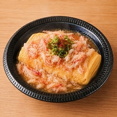 蟹ぶりかけ玉焼き