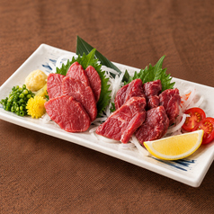 馬刺し2点盛り合わせ