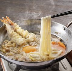えび天鍋焼きうどん