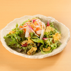 彩り新鮮野菜のパリパリサラダ