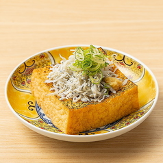 焼き厚揚げじゃこまみれ