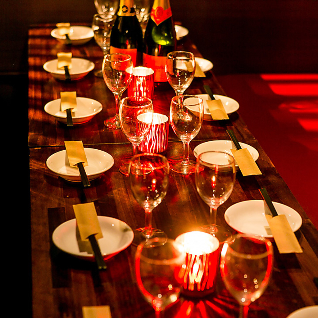 《テーブル個室小:10名様まで》シーンに合わせた使い方ができるお部屋は満足感も◎