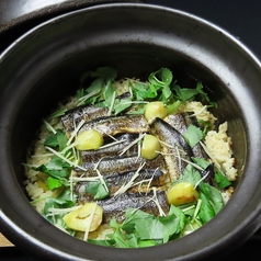 秋刀魚と栗の土鍋御飯