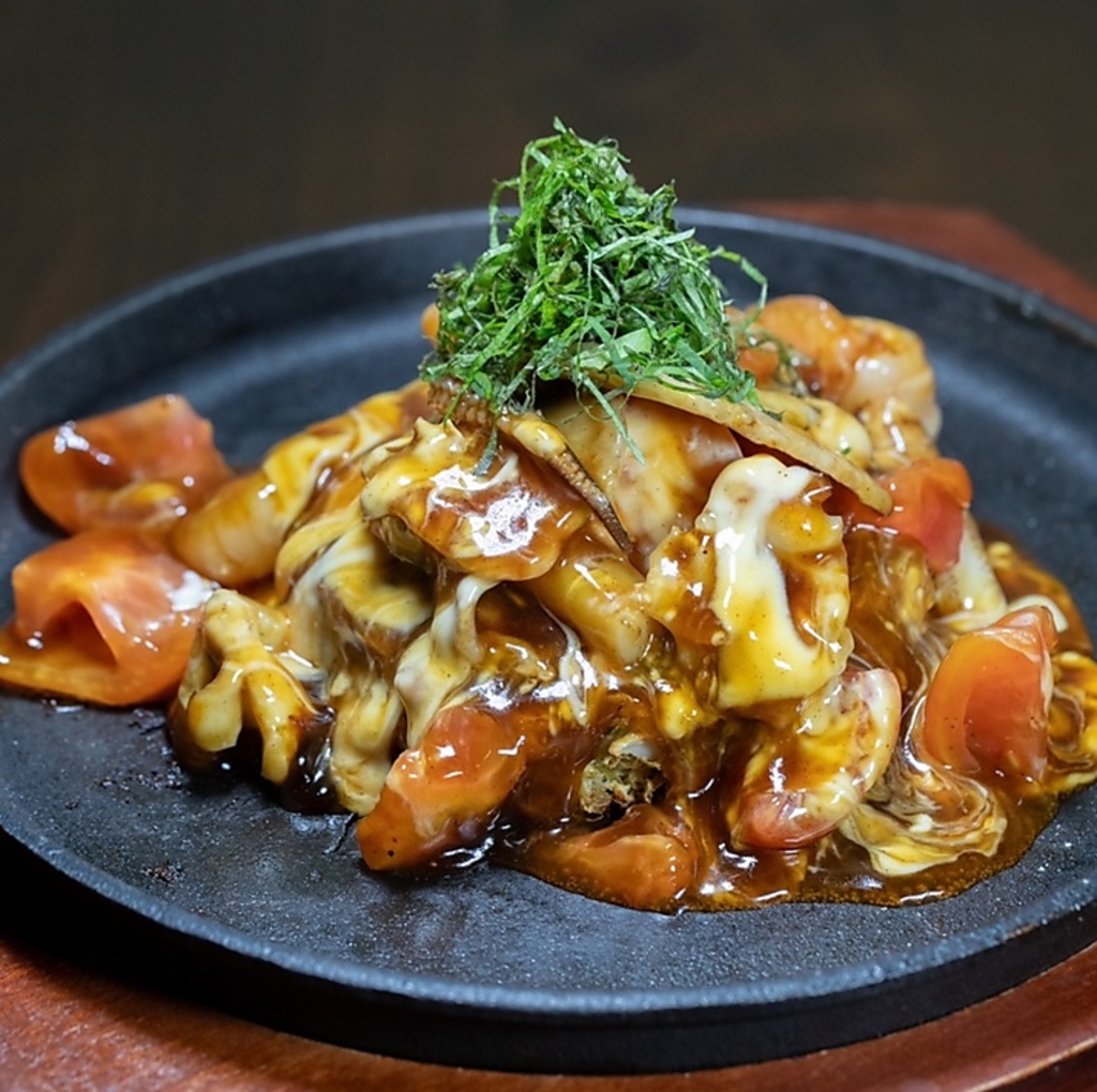 【名物】トマトお好み焼き！！静岡で食べられるのはここだけ♪