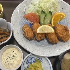 広島産カキフライ定食