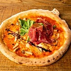 生ハムときのこ