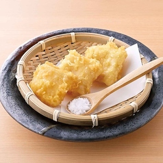 比叡生湯葉とモッツァレラチーズの天ぷら