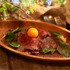 お月見ローストビーフ サラダ仕立て