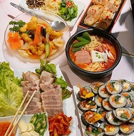 韓国の調理師資格者による、特選韓国料理のご提供です。