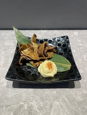 カンパチモツの炭火焼き