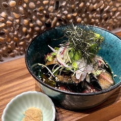 カツオとナスの煮浸し