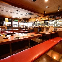 ゆったりと過ごせる【堀ごたつ席】