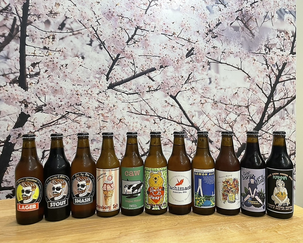 4/6より販売　ラベルも可愛いSession’ｓＢｒｅｗｅｒｙさんのクラフトビールを是非お楽しみください