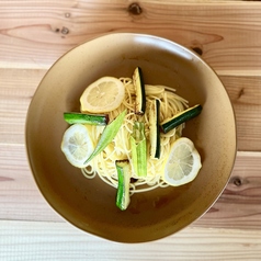 「塩糀と野菜の レモン・パスタ」