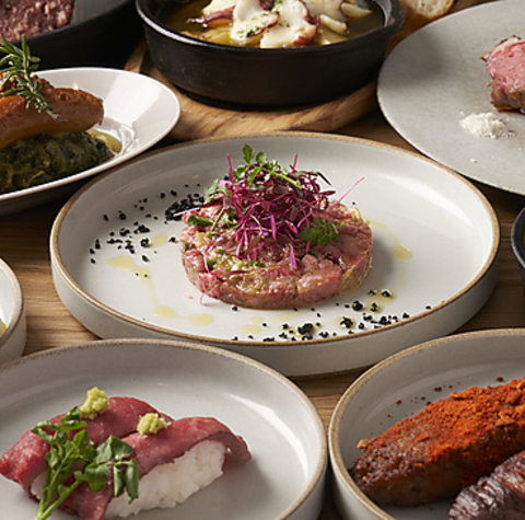 高品質のお肉をメインに季節ごとの北海道食材が楽しめるこだわり食材の肉バルです！