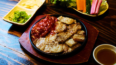 国産豚の旨味！熱々サムギョプサル☆の写真