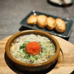 釜揚しらすと明太子のアヒージョ~バケット付~