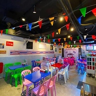 本場タイ屋台をイメージ♪異国情緒溢れる空間で寛げる