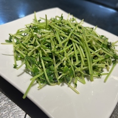 豆苗炒め