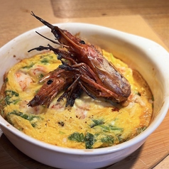赤海老のふわ玉焼き
