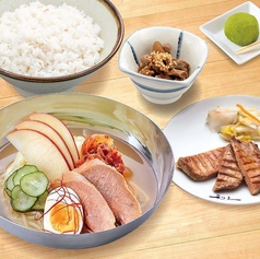 《冷》牛たん冷麺と牛たん焼定食