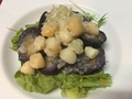 料理メニュー写真 ナスと貝柱のマリネ