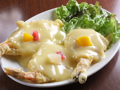濃厚クリーミーなプリプリっな食感がたまらない！大エビのマヨネーズ☆の写真