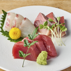 北海鮮魚三点盛り