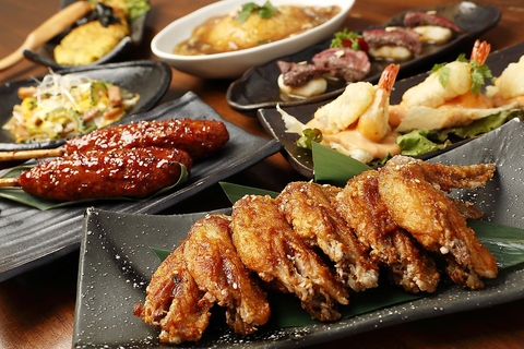 流木に包まれたオシャレ居酒屋「一寸」飲み放題付コース3590円、単品349円～ご用意！