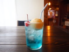 青のクリームソーダ