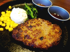 【BEEF100%】こだわりハンバーグランチ♪