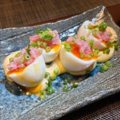 料理メニュー写真&nbsp;半熟玉子 ネギトロ