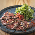 料理メニュー写真&nbsp;冷製和牛とわさび菜