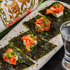 山芋たんざくキムチのせ