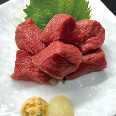 馬肉ヒレブロック刺し